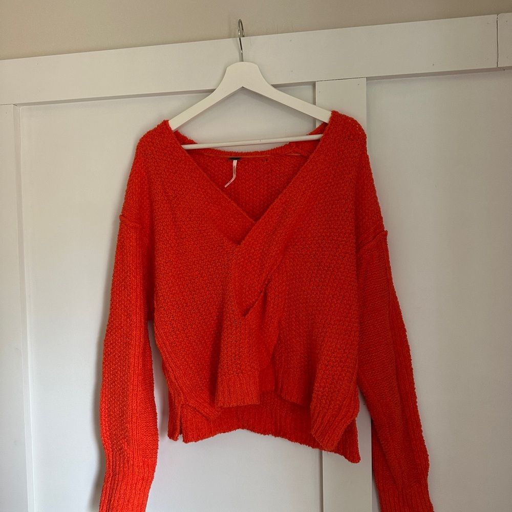 Women's Orange Sweater